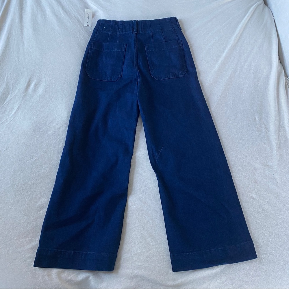 Maeve Dark Blue Flare Jeans - Picture 6 of 8